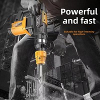 Marteau industriel double multifonctionnel pour perçage mural, haute puissance 1200W AC 220V, avec embrayage pour pose de barres d'armature
