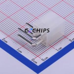 X9357WR-2x02-N2SN Wire-to-Board Pin Header Bent Lead Through Hole,P=4.2mm Connector 2x2P 4.2mm Right Angle Insert 4P - Product Image 2