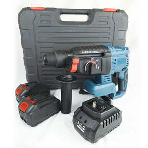 Trapano Avvitatore a Percussione Elettrico Brushless a Batteria agli Ioni di Litio 20V 21V, Set con Mandrino SDS da 26mm, Industriale, Senza Fili, Rotativo, Fai-da-te - Product Image 4