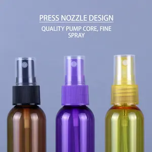 ขวดสเปรย์เปล่า PET สีดำด้าน ขนาด 100 มล. สำหรับ<span class=keywords><strong>แชมพู</strong></span> ครีมอาบน้ำ ผลิตภัณฑ์ดูแลเส้นผม เป็นมิตรต่อสิ่งแวดล้อม - Product Image 5
