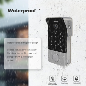 Tcp/ip Dễ dàng cài đặt Video intercom với 1080P máy ảnh frid Thẻ mở mở khóa tuya thông minh intercom điện thoại Doorphone - Product Image 2