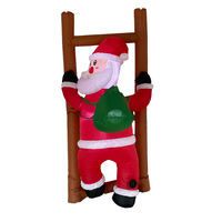 Décorations de jardin gonflables pour fêtes extérieures : Traîneau du Grinch vert et Père Noël gonflable festif de Noël