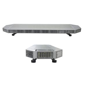 Barre lumineuse <span class=keywords><strong>LED</strong></span> Double rangée approuvée SAE pour voitures d'ambulance 1W <span class=keywords><strong>LED</strong></span> linéaires 264 Watt aluminium argenté ou noir 48 pouces - Product Image 1