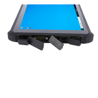 Tablet PC Industrial de 10.1 Pulgadas, Windows 10, Intel N100, Refrigeración por Ventilador, RJ45, RS232, CAN BUS, IP67, 8/16 GB + 2 TB, Batería Intercambiable en Caliente, Sin Tiempo de Inactividad