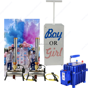 Bombe fumée rose bleu garçon fille Tnt couleur poudre <span class=keywords><strong>confettis</strong></span> <span class=keywords><strong>canon</strong></span> télécommande électrique glace sèche métal Machine pour le sexe révéler - Product Image 3