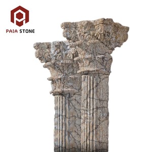 Colonne <span class=keywords><strong>de</strong></span> conception <span class=keywords><strong>de</strong></span> <span class=keywords><strong>pilier</strong></span> <span class=keywords><strong>de</strong></span> marbre <span class=keywords><strong>de</strong></span> <span class=keywords><strong>taille</strong></span> réelle extérieure <span class=keywords><strong>en</strong></span> <span class=keywords><strong>pierre</strong></span> naturelle à vendre - Product Image 1