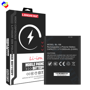 Batería de Litio para Teléfono Móvil BL-196 3.7V 2600mAh Nueva y Duradera para <span class=keywords><strong>IMobile</strong></span> - Product Image 1