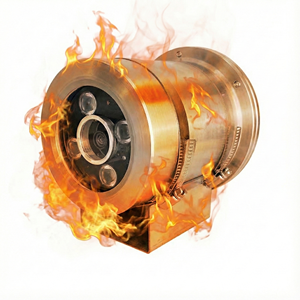 Patlamaya Dayanıklı Endüstriyel Kutu Kamera, Gece Görüşlü, ATEX Sertifikalı, Petrol ve Gaz Üretim Alanları için, IP67 Paslanmaz Çelik - Product Image 1