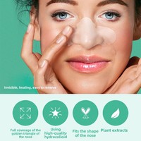 AUSLKA Beauty Patch Hydrocolloïde Anti-Acné à la Centella Asiatica avec Absorption d'Huile pour le Nez, Soin pour Tous Types de Peau