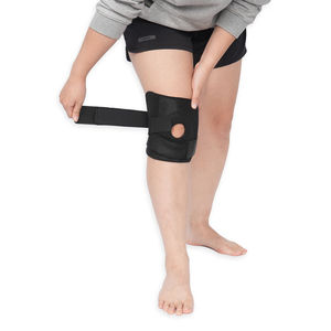 Genouillère stabilisatrice réglable en néoprène avec soutien rotulien ouvert et ressort - Product Image 2