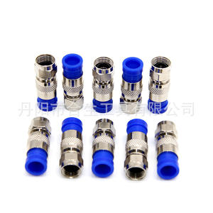 Kit d'outils de sertissage pour câbles coaxiaux RG59, pince à sertir pour connecteurs 6 F, dénudeur de fils, en acier inoxydable, manuel - Product Image 4