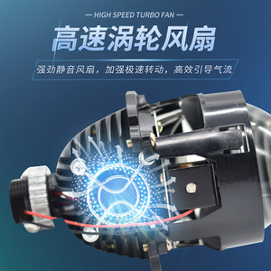 Faros LED Universales Fankai de 2.5 Pulgadas para Autos y Motocicletas, Proyector Bi-Xenón H4/H7 No Destructivo, Integración de Luz Alta/Baja - Product Image 5