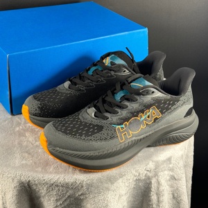 Chaussures de course HOKAS Mach 6 pour hommes, design à semelle épaisse et amortissante, chaussures de sport légères pour femmes, chaussures de marche printemps-été - Product Image 6