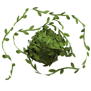 Erkoumi cây nho nhân tạo thủ công Vòng hoa trang trí cây xanh rừng cây nho giả lá ô liu màu xanh lá cây lá trang trí ruy băng - Product Image 1