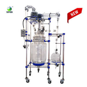 Toption Bioreactor Dual Layer Jacketed Glass Reactor in Stock - Product Image 2