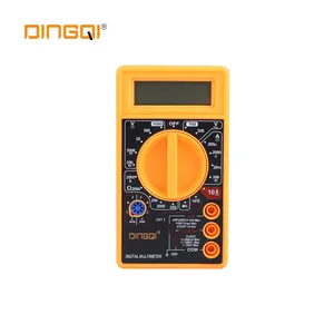 Цифровой мультиметр высокого качества DingQi, Вольтметр постоянного и переменного тока с диодами, тестер напряжения