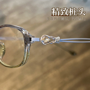 Monture de lunettes ovale Mirror One Tr90 7218 pour femme, ultra légère, avec verres dégradés en plastique, origine Danyang - Product Image 2