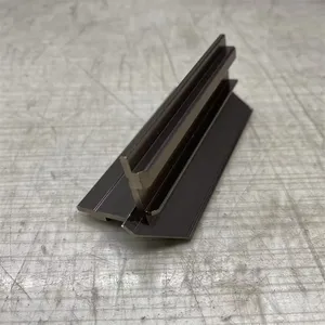Высококачественный анодированный Бронзовый декоративный алюминиевый профиль