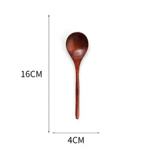 Factory Suppliers Eco-Friendly Handmade Appetizer Serving Tableware wooden Spoons Set
