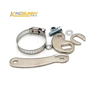 Kit de bras de couple M16 pour vélo électrique, ensemble de 7 pièces pour moteur de moyeu de vélo électrique, kit de conversion, accessoires de vélo électrique en acier haute résistance