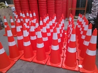 Cônes de sécurité de cône de trafic de PVC pour les produits d'avertissement de contrôle de sécurité routière