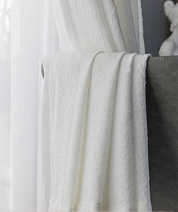 Blanc Tissé Tulle Moderne Étanche Ignifuge Translucide Ombrage Lin Gaze <span class=keywords><strong>Rideau</strong></span> pour Salon Chambre Maison - Product Image 1