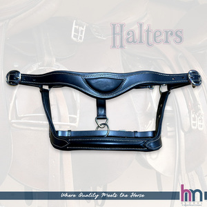 Harnais équestre anatomique en cuir de qualité supérieure avec nezier surélevé, cuir DD de qualité supérieure, accessoires en acier inoxydable - Product Image 3