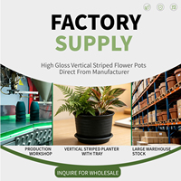 Pot de fleurs en PP épaissi avec trou de drainage, design minimaliste, durable, capacité de 1,2 L pour le jardinage, les plantes succulentes à la maison
