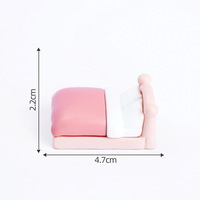 Juego de Muebles para Casa de Muñecas, Accesorios de Juego de Imitación, Casa de Muñecas 1:12, Mini Dormitorio, Sala de Estar, Juguete Pequeño, Muebles en Miniatura para Casa de Muñecas DIY
