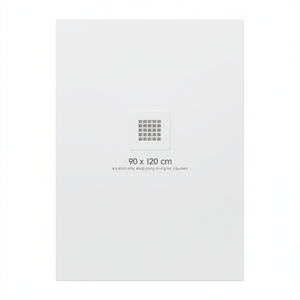 Plato de Ducha Rectangular Bliss Line 90 x 120 cm Blanco 9003 - Product Image 3