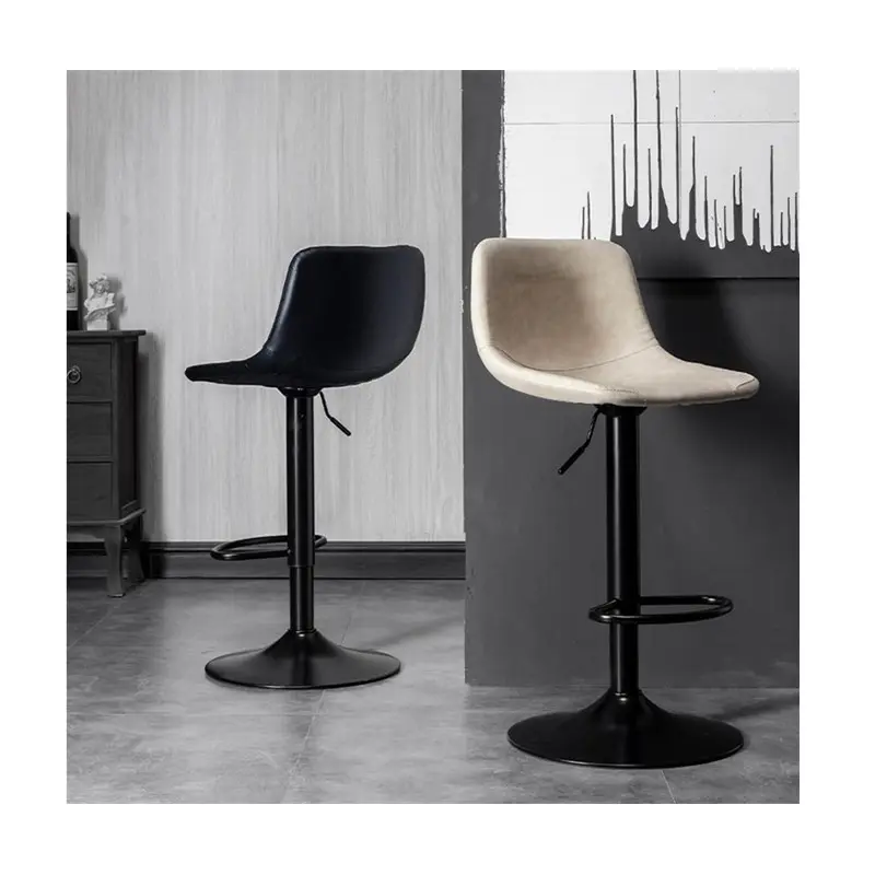 Chaise en acier de haute qualité beau design 24 pouces hauteur de comptoir milieu du siècle 65 cm tabouret de bar