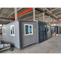 Casa Contenedor Moderna Expandible con Puerta de Acero y Ventanas de Aluminio para Uso en Centros Comerciales, Certificación ISO9001, Instalación Rápida, Color Personalizado, 3 Años de Garantía
