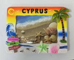 Nouvelle <span class=keywords><strong>plage</strong></span> <span class=keywords><strong>de</strong></span> cadre photo en polyrésine avec nom <span class=keywords><strong>de</strong></span> JAMAICA design <span class=keywords><strong>tortue</strong></span> et paume - Product Image 2
