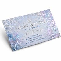Cartes de visite personnalisées imprimées en couleur, dorure à chaud, finition mate de luxe, papier couché, pour entreprise et marque personnelle