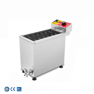 Hot Sale Stainless Steel Fries 2 Baskets LPG Gas Deep Open <b>Fryer</b> Potato French <b>Fryer</b> <b>Machine</b> With 1 Safety Valve - Product Image 3
