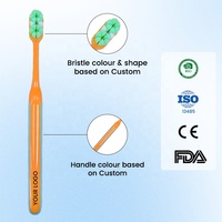 Fournisseur de brosses à dents personnalisées avec logo OEM ODM, étiquette privée, poils moyennement souples, pour les marques de détail et les chaînes de pharmacies