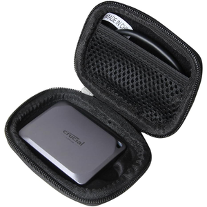 Étui de rangement rigide pour <span class=keywords><strong>disque</strong></span> SSD <span class=keywords><strong>externe</strong></span> portable, sac de voyage adapté aux disques SSD externes <span class=keywords><strong>Crucial</strong></span> X10/X9 Pro 4 To/2 To/1 To - Product Image 6