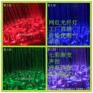 Blue <b>Rainbow</b> Fiber Optic <b>Lights</b> 1.0mm LED Water Resistant Starry Sky Ceiling Decor - Product Image 4