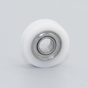 Rodamientos Suministrados Directamente por el Fabricante, Poleas Recubiertas de Goma de 4*13*4 mm, Rodillos Planos Recubiertos de POM para Puertas, Ventanas y Gabinetes - Product Image 1