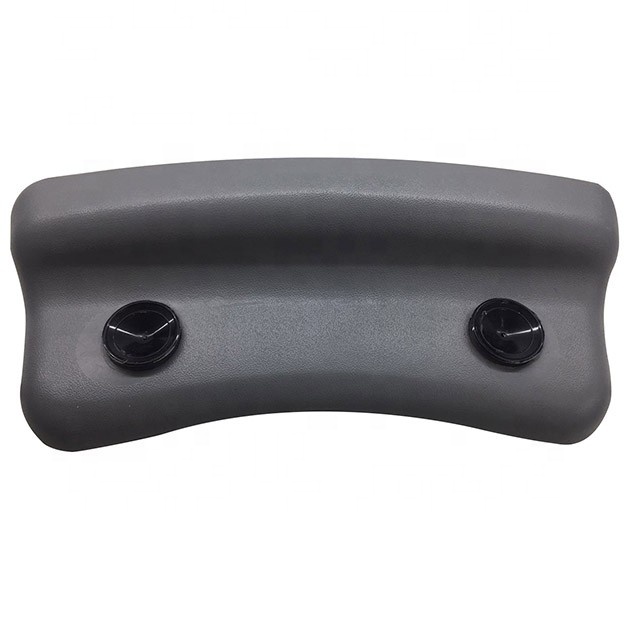 Современный подголовник из искусственной кожи с двумя присосками для ванны, спа и подушки для ванны