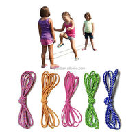 Corde à sauter plate durable de 7 mm pour enfants, en polyester élastique, corde à sauter chinoise