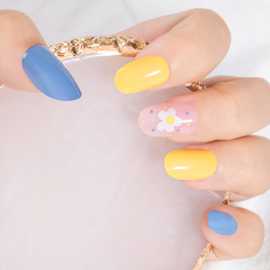 VV <span class=keywords><strong>Mei</strong></span> Jia Er ปลายเล็บปลอมสำหรับตกแต่ง,ปลายเล็บมันวาว24ชิ้นสีพื้นแบบปรับแต่งเองได้ - Product Image 6