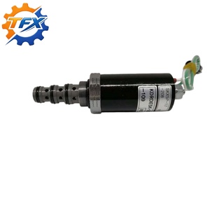 อะไหล่แท้ OEM R215-7 R225-7 PC200-7 SK200-6E EC210 อะไหล่ไฟฟ้ารถขุด โซลินอยด์วาล์ว 40C07-109 SKX5P-17-208 - Product Image 1