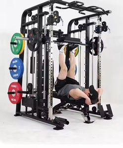 Machine <span class=keywords><strong>de</strong></span> <span class=keywords><strong>musculation</strong></span> multifonctionnelle TOPTONS, robuste, avec <span class=keywords><strong>banc</strong></span> <span class=keywords><strong>de</strong></span> squat, rack <span class=keywords><strong>de</strong></span> presse, machine <span class=keywords><strong>de</strong></span> <span class=keywords><strong>musculation</strong></span> Smith complète, haute qualité - Product Image 4