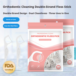 <span class=keywords><strong>Toocare</strong></span> Brosse à dents orthodontique et cure-dents jetables portables en PE, fabrication facile, usage domestique - Product Image 2