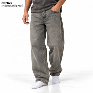 Wholesale mens <b>embroidered</b> denim <b>jeans</b> Custom mens <b>embroidered</b> denim <b>jeans</b> Denim <b>jeans</b> Streetwear Low MOQ - Product Image 1
