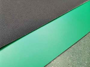 สายพานลำเลียงพีวีซีสีเขียวยี่ห้อจิงเทียน พร้อมคุณสมบัติปิดขอบและป้องกันไฟฟ้าสถิต รับประกัน 2 ปี สำหรับโรงงานอาหารและเครื่องดื่ม - Product Image 4