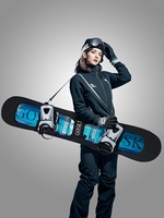Goski Sac à Bandoulière en Cuir Personnalisable pour Snowboard Carré et Tête de Marteau Logo Gravé et Imprimé Produit de Ski par IGOSKI
