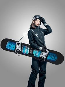 Goski personalizzabile in pelle da Snowboard borsa a tracolla quadrata e martello con Logo inciso e stampato prodotto da sci di IGOSKI - Product Image 3