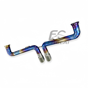 Tubo de Escape Trasero de Titanio para 991 992 RS 2010-2022, Tubos de Escape de Flujo Alto en Línea Recta - Product Image 4